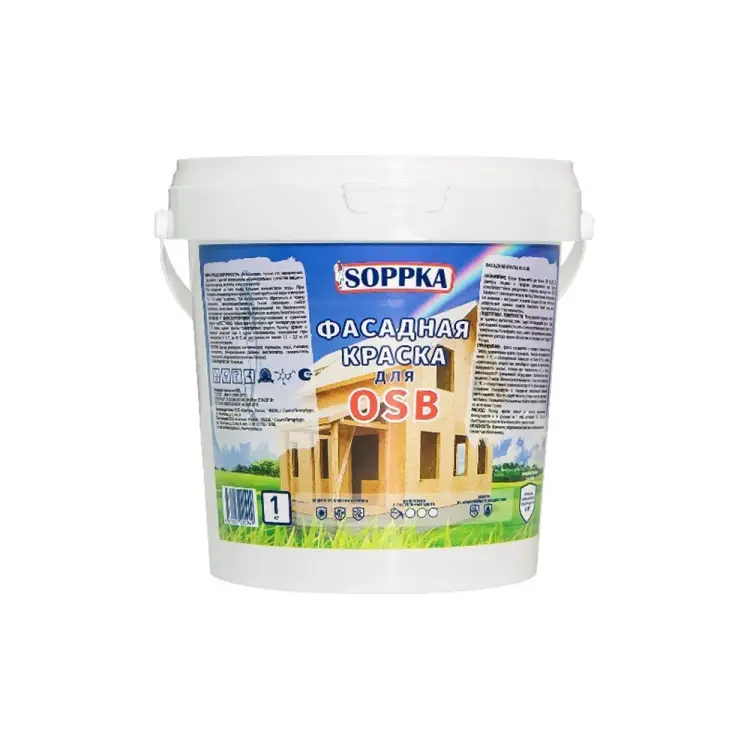 Фасадная краска по OSB SOPPKA СОП-Фасад-Крас1
