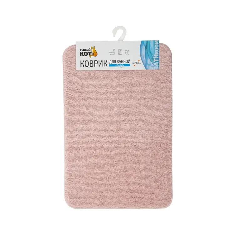 Коврик для ванной Рыжий кот Pastel 102500