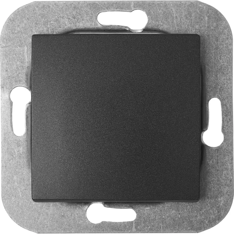 Механизм одноклавишного выключателя BYLECTRICA УЮТ С110-550 графит