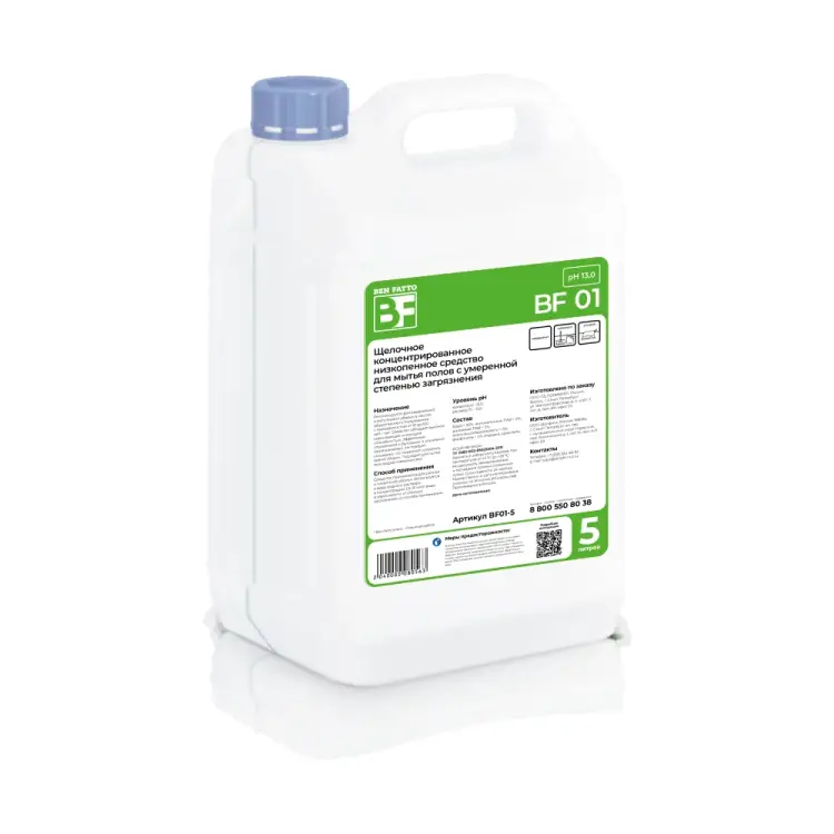 Средство для мытья пола и стен Ben Fatto BASIC 5 л арт. BF01-5 27272