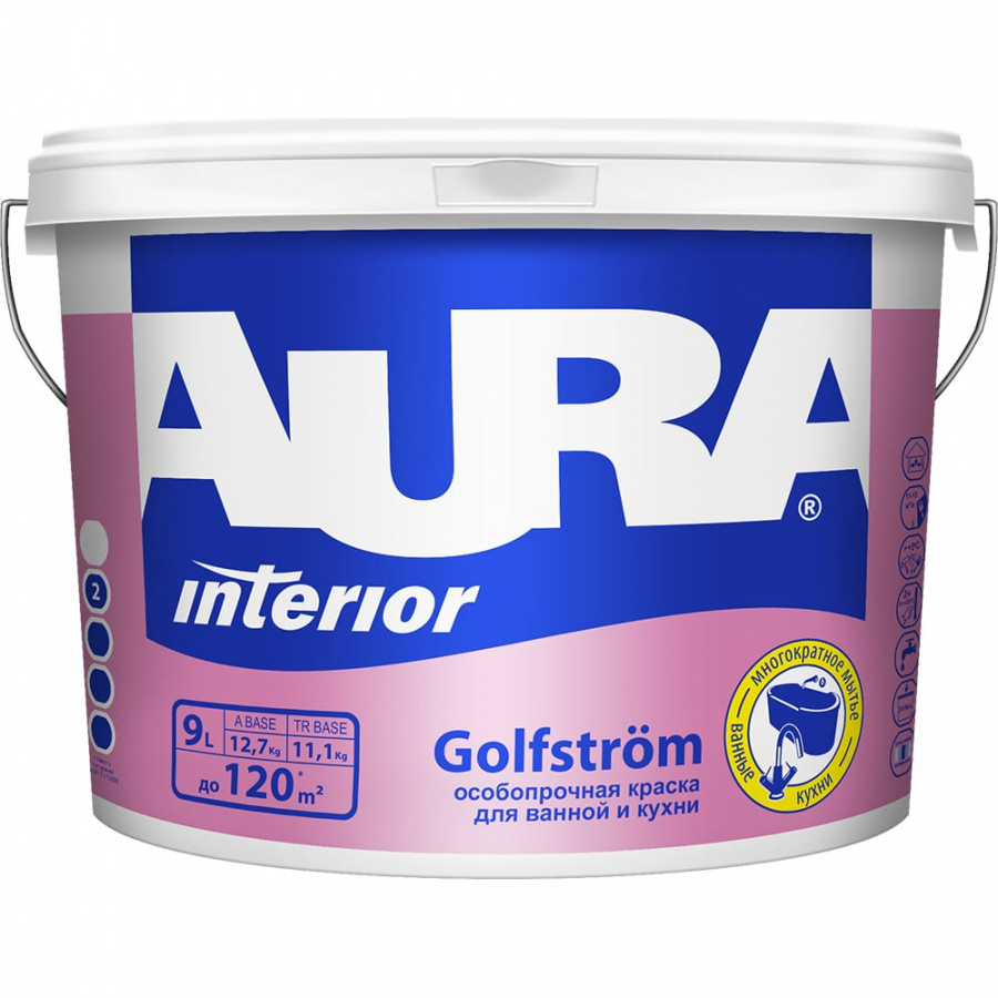 Краска AURA Golfstrom