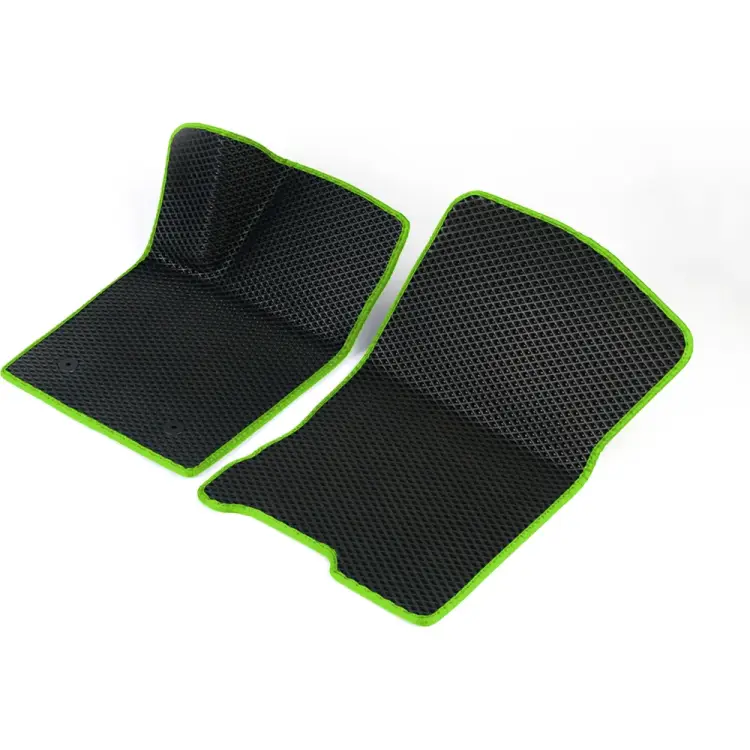 Передние коврики для Renault Clio III 2005 - 2009 (Рено Клио 3) Vicecar 2DL37001-салатовый