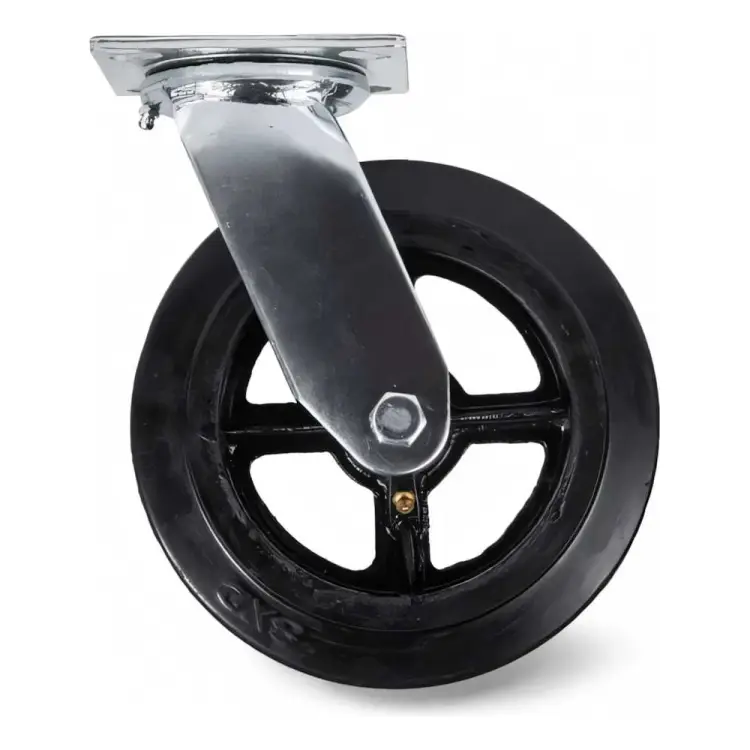 Большегрузное поворотное колесо TOR SCd 55 125 мм обрезиненное (N) 1024157