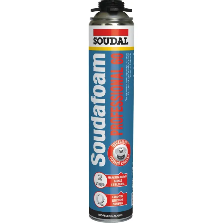 Пистолетная монтажная пена Soudal Соудафоам Профессионал 60 113985