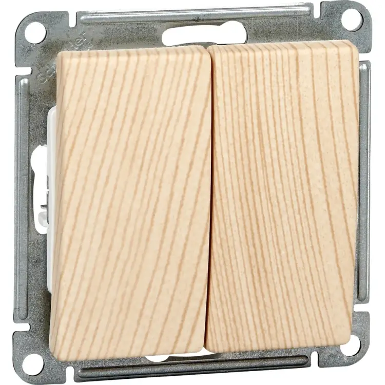 Двухклавишный механизм выключателя Systeme Electric W59 VS510-252-7-86