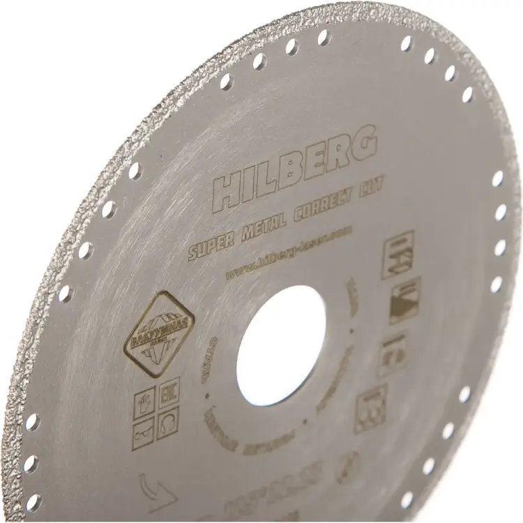 Отрезной алмазный диск Hilberg Hilberg Super Metall Correct Cut 502125 Отрезной алмазный диск Hilberg Hilberg Super Metall Correct Cut 502125