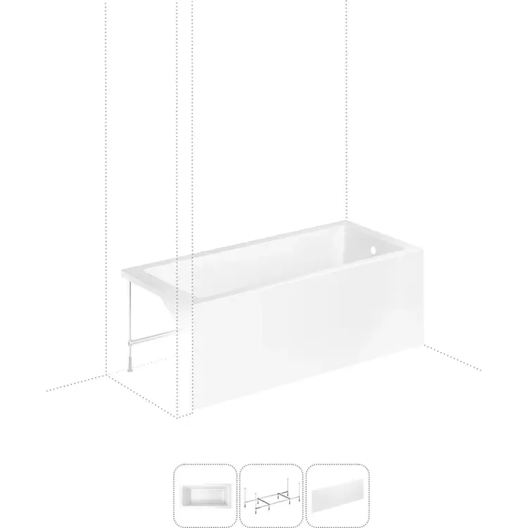 Акриловая ванна Lavinia Boho Catani S2-3712160R