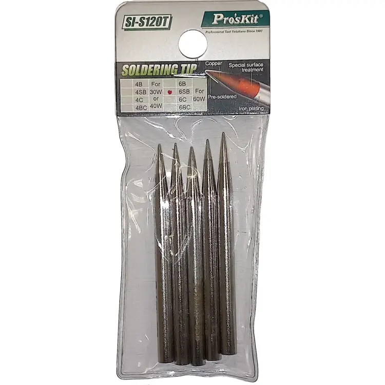 Паяльное жало Pro'sKit SI-S120T-6SB 00160577 Паяльное жало Pro'sKit SI-S120T-6SB 00160577