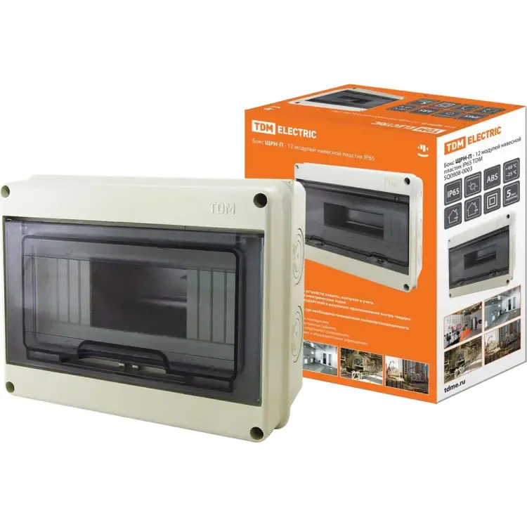 Бокс TDM ELECTRIC ЩРН-П-12 SQ0908-0003