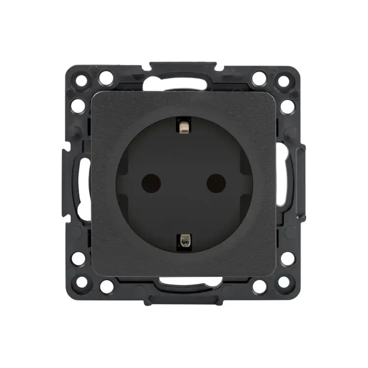 Одноместный механизм розетки EKF PROxima Стокгольм EZR16-028-10