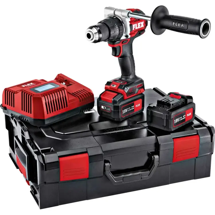 Двухскоростная аккумуляторная ударная дрель FLEX PD 2G 18.0-EC-HD/5.0 Set 515701 Двухскоростная аккумуляторная ударная дрель FLEX PD 2G 18.0-EC-HD/5.0 Set 515701