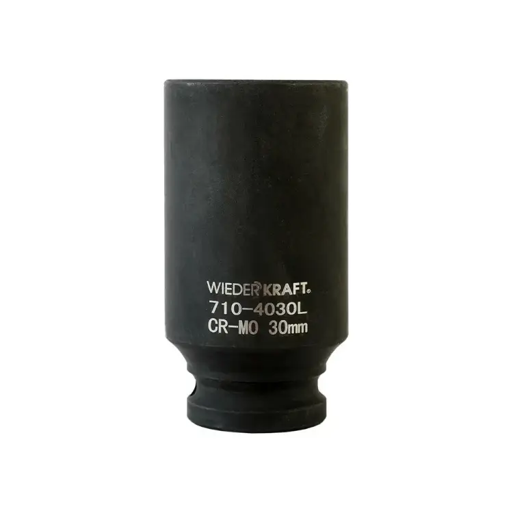 Ударная глубокая шестигранная торцевая головка WIEDERKRAFT WDK-710-4030L