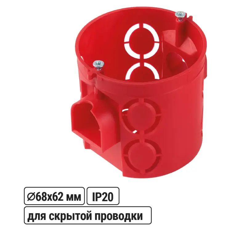 Углубленная установочная коробка-подрозетник TDM ELECTRIC SQ1402-1906