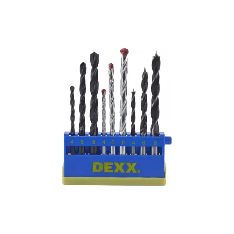 Набор сверл по металлу, по дереву, по кирпичу DEXX 2970-H9_z01
