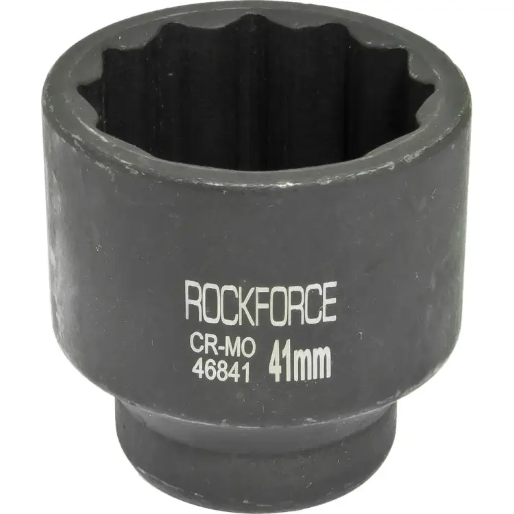 Ударная двенадцатигранная торцевая головка Rockforce RF-46841(27142) Ударная двенадцатигранная торцевая головка Rockforce RF-46841(27142)