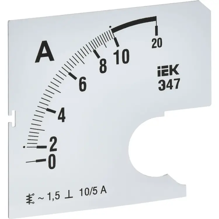 Сменная шкала к амперметру IEK э47 IPA10D-SC-0010