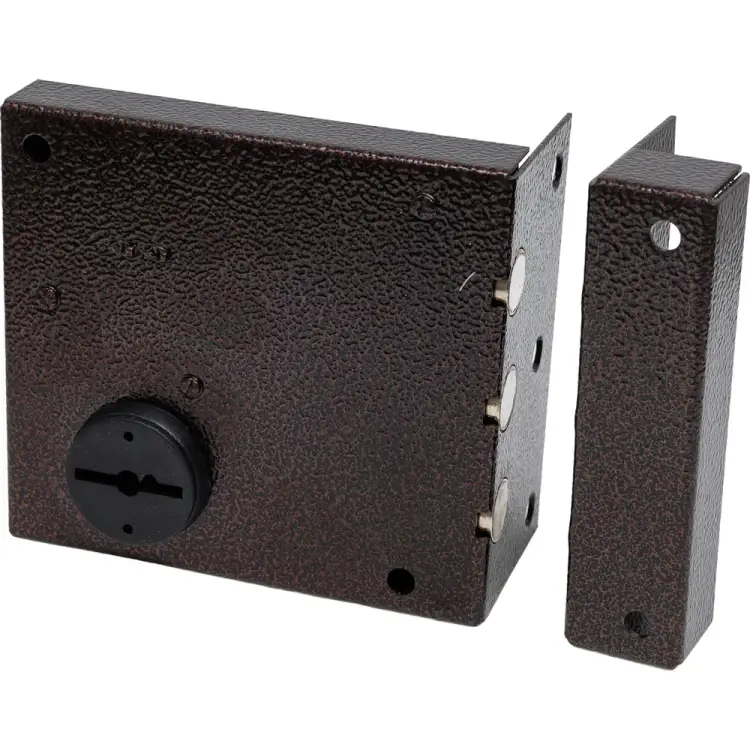 Накладной замок Эльбор КРЕМЕНЬ 1.04.52.КМА