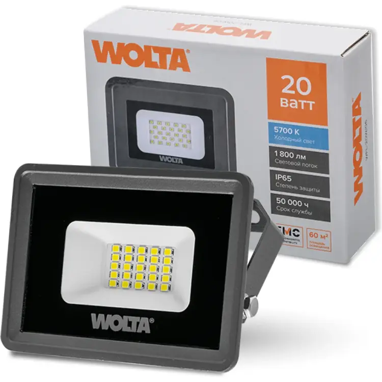 Светодиодный лампа Wolta WFL-20W/06