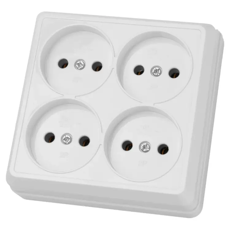 Четырехместная розетка TDM ELECTRIC Ладога SQ1801-0120