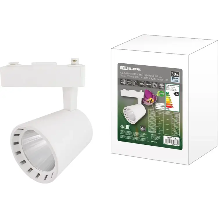 Однофазный светильник TDM ELECTRIC LED TRL-01-030-NW SQ0369-0012
