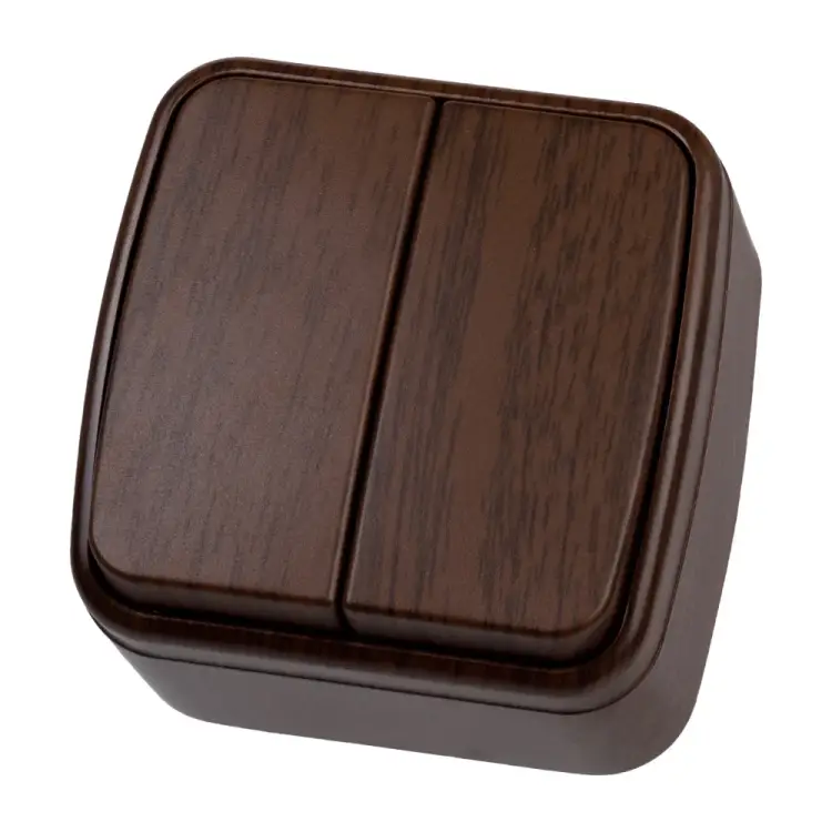 2-клавишный выключатель TDM ELECTRIC Дача Народная SQ1824-0042