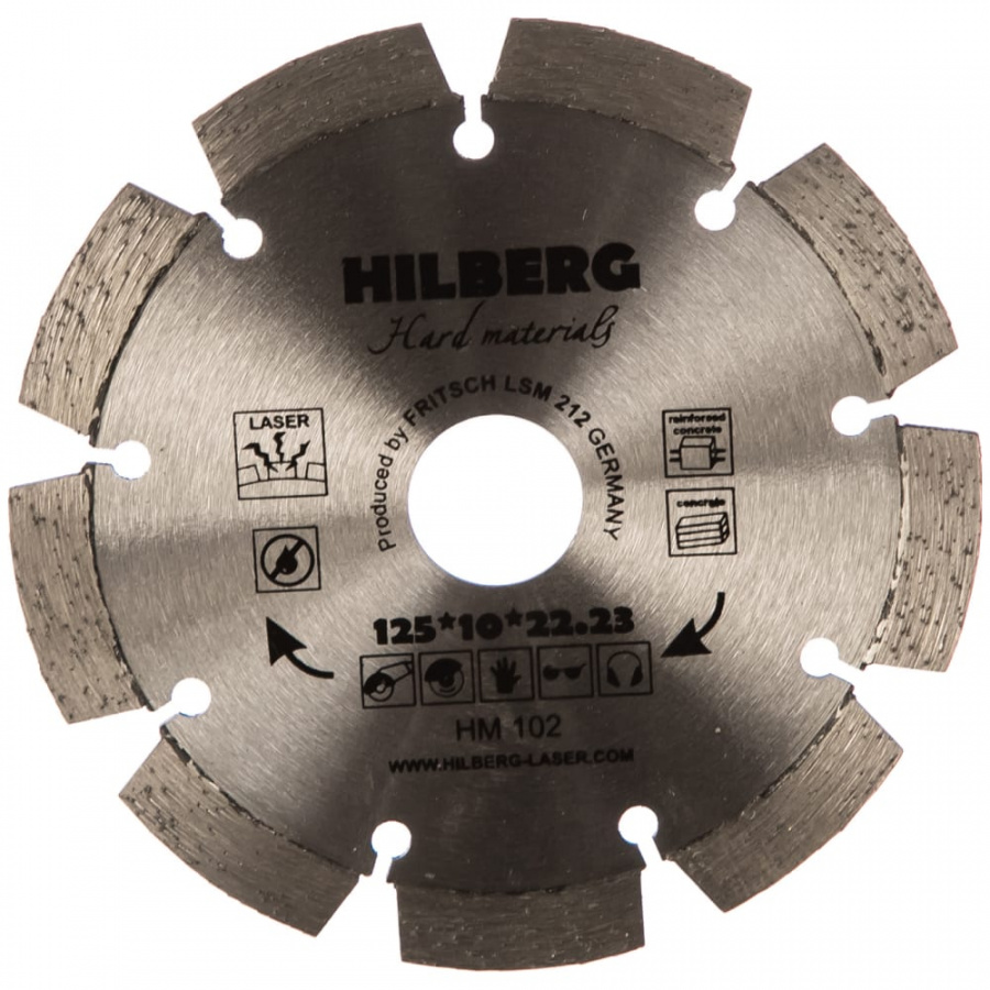 Отрезной алмазный диск Hilberg Hilberg Hard Materials
