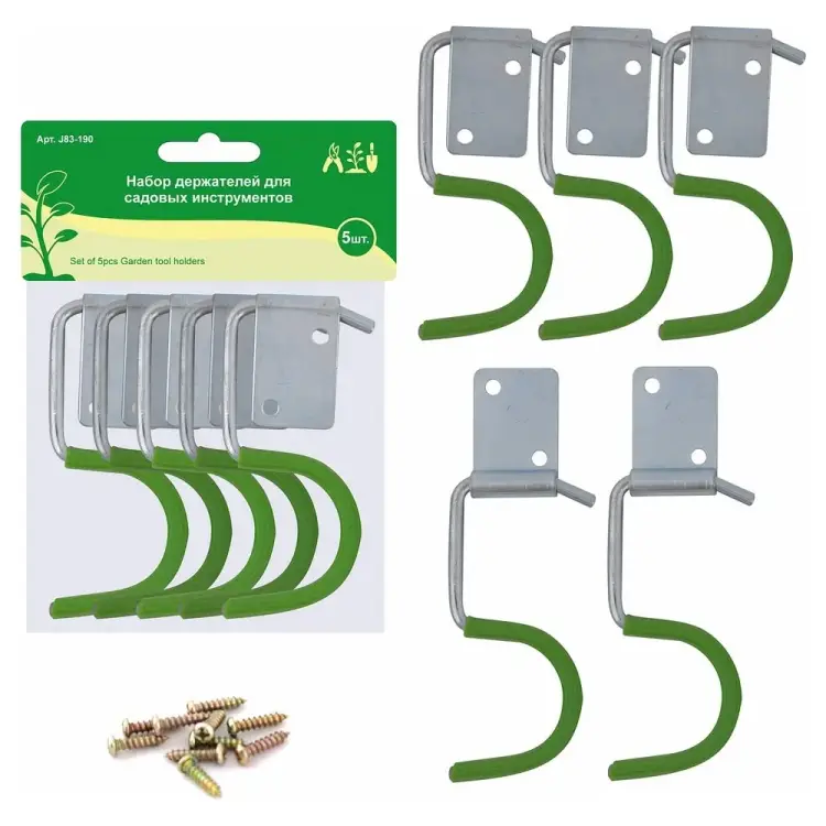 Набор держателей для садовых инструментов МУЛЬТИДОМ J83-190