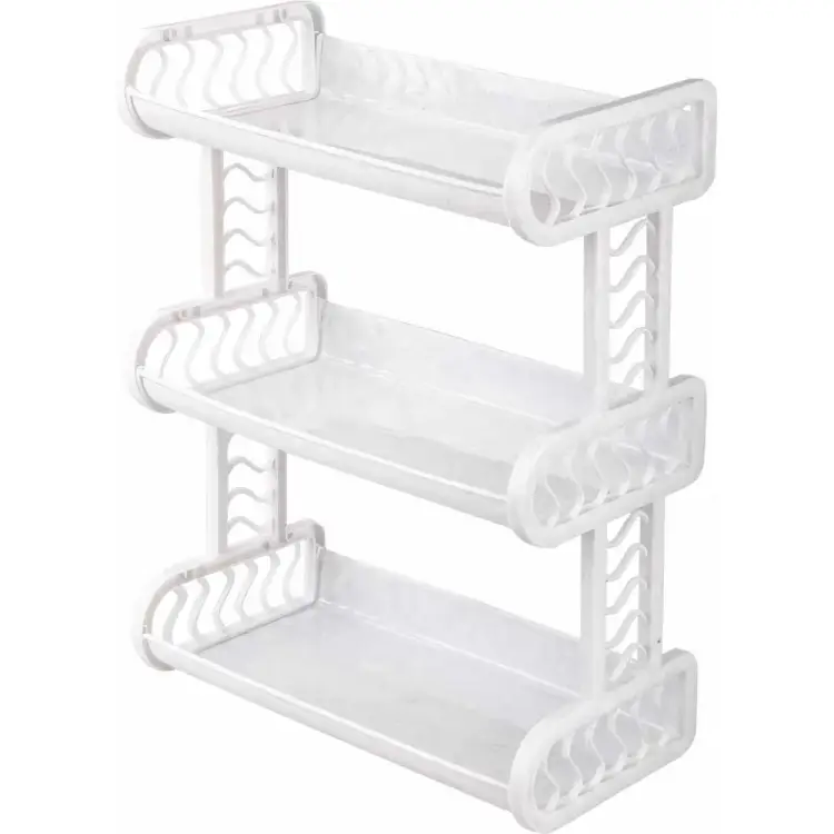 Навесная трехъярусная полка ПОЛИМЕРБЫТ 63210639