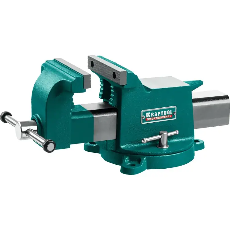 Стальные слесарные тиски KRAFTOOL Steel 32701-125 Стальные слесарные тиски KRAFTOOL Steel 32701-125