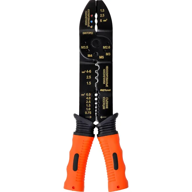 Многофункциональные пресс-клещи AV Steel AV-630009