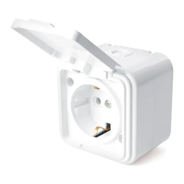 Одноместная розетка STEKKER PST16-20-44 39691