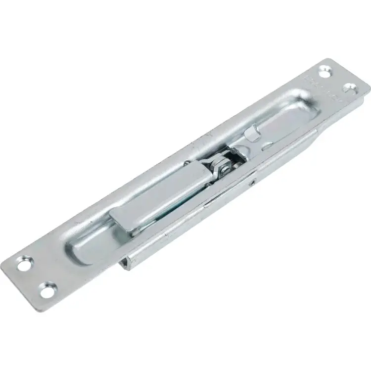 Шпингалет торцевой Doorlock dl fbm/1s zn оцинкованный, длина хода 18мм, планка 24,5x160мм, резьба м8 74240