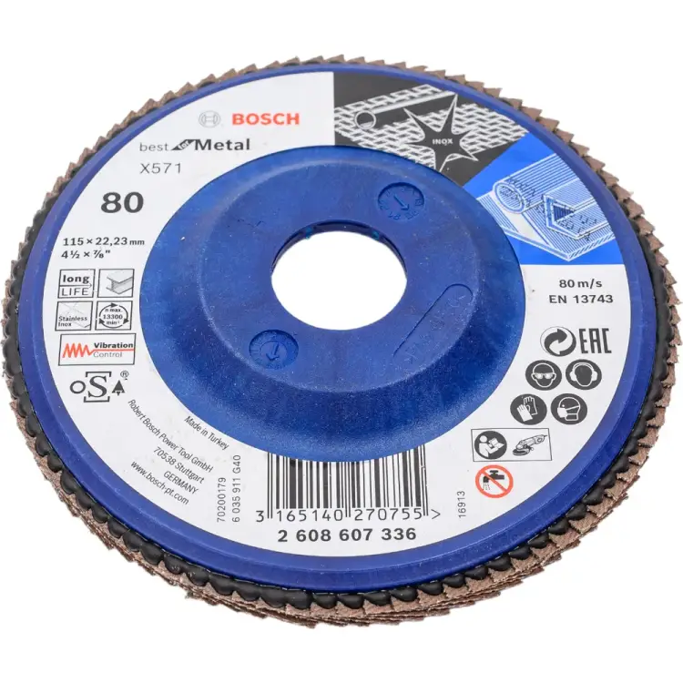 Лепестковый круг для УШМ Bosch Best for Metal 2608607336 Лепестковый круг для УШМ Bosch Best for Metal 2608607336