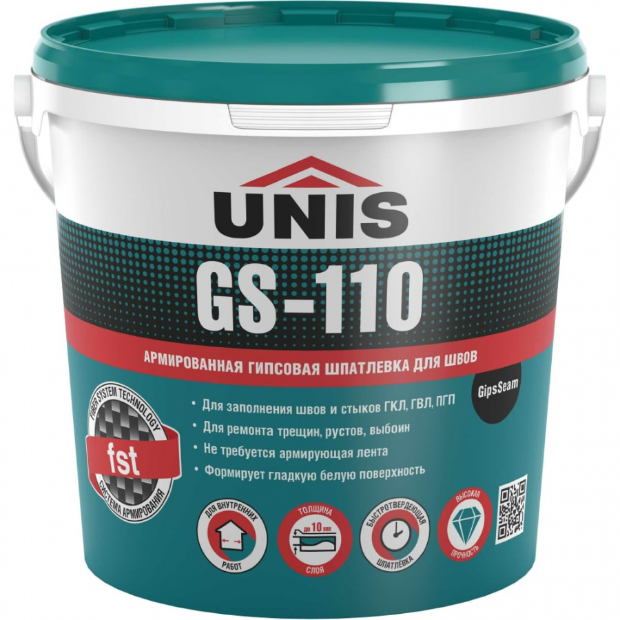 Шпатлевка UNIS GS-110 GipsSeam ГКЛ