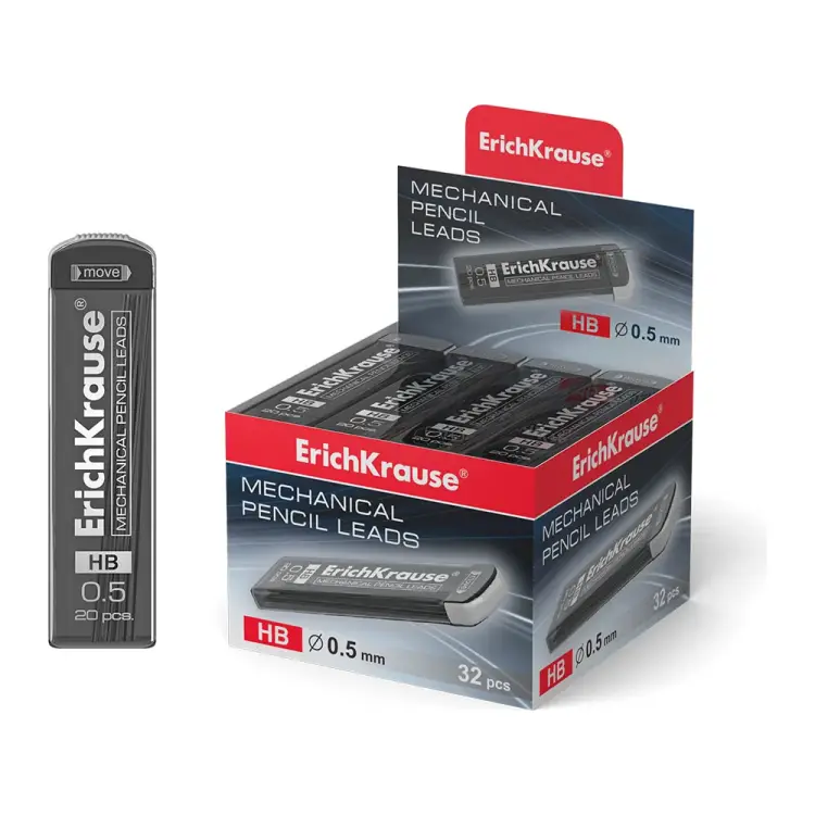 Грифели для механических карандашей ErichKrause MEGAPOLIS Concept 20345