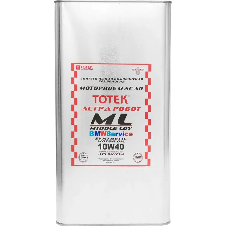 Синтетическое моторное масло ТОТЕК BMW Service Астра Робот ML 10W40 MLBMW1040005