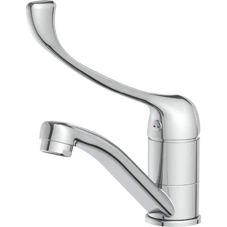 Смеситель для кухни/умывальника Lemark Проджект с локтевой рукояткой, хром LM4637C