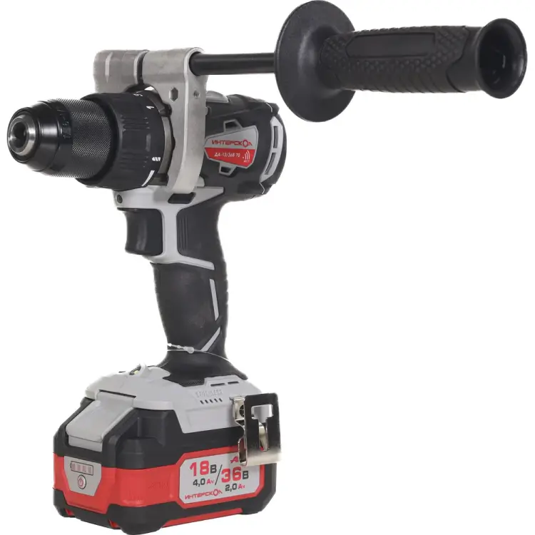 Бесщеточная аккумуляторная дрель-шуруповерт Интерскол ДА-13/36В 70 Li-ion АПИ 814.2.2.70