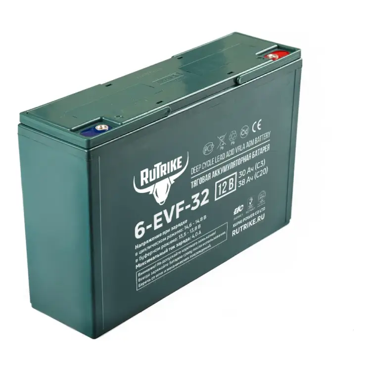 Тяговый гелевый аккумулятор Rutrike 6-EVF-32 21662