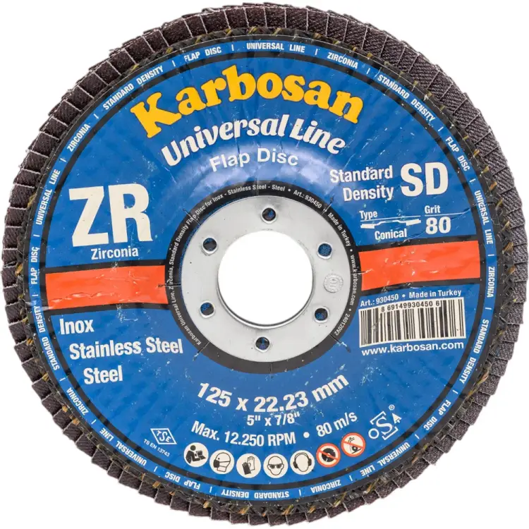 Круг лепестковый ABRAFORM P-80 AF-FLAP-CN-125-P80-ZR65 Круг лепестковый ABRAFORM P-80 AF-FLAP-CN-125-P80-ZR65