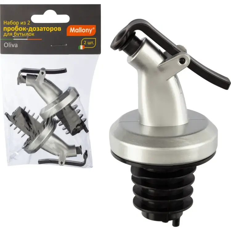 Пробки дозаторы для бутылок Mallony oliva 985988