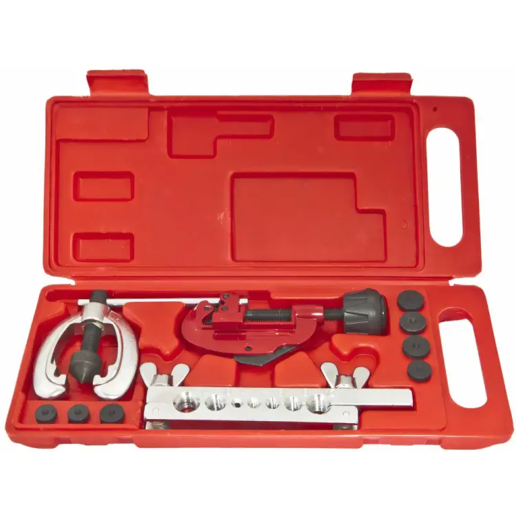 Слесарный набор для резки и развальцовки трубок Эврика ER-86410 Слесарный набор для резки и развальцовки трубок Эврика ER-86410