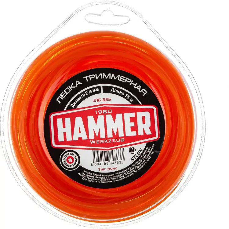 Триммерная леска Hammer 216-825 677796