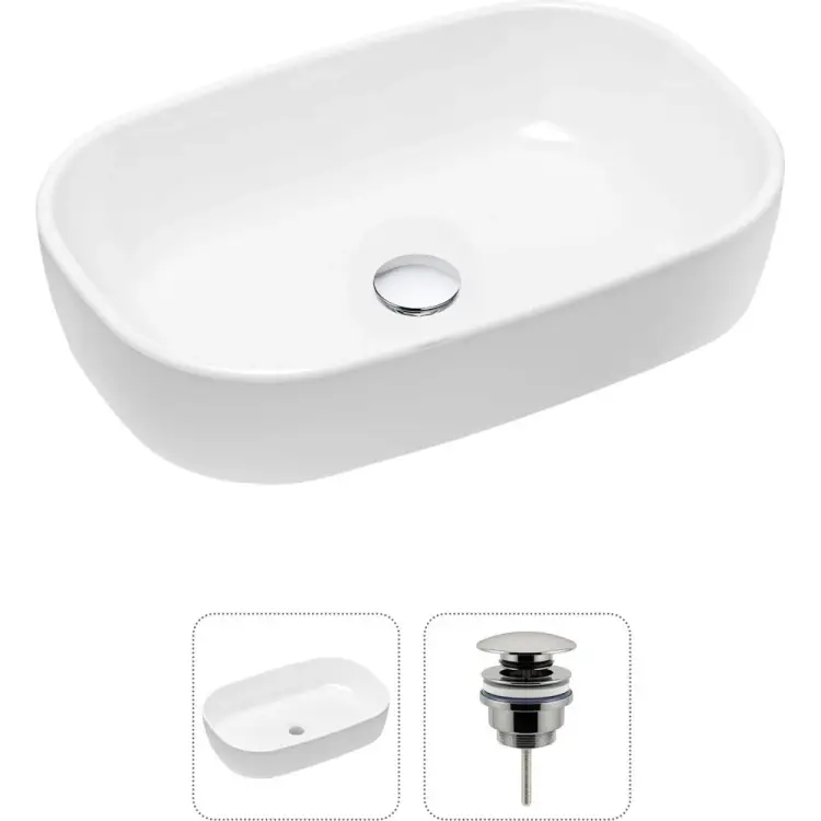 Накладная раковина для ванной Lavinia Boho Bathroom Sink Slim 21520799