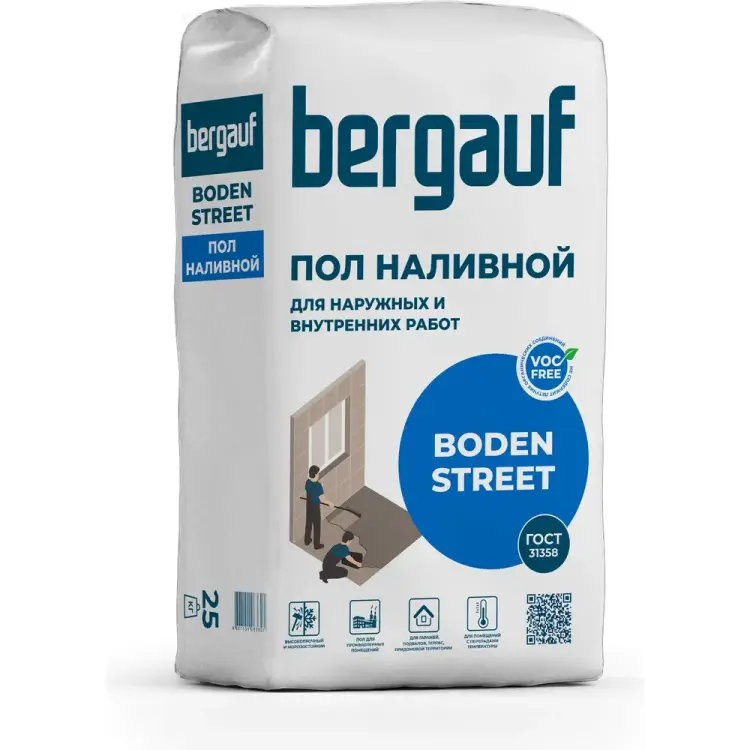 Наливной пол для наружных и внутренних работ Bergauf Boden Street 21902