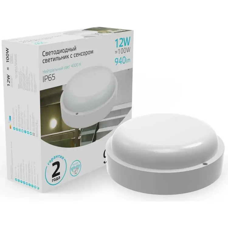 Светодиодный светильник Gauss 126411212-S