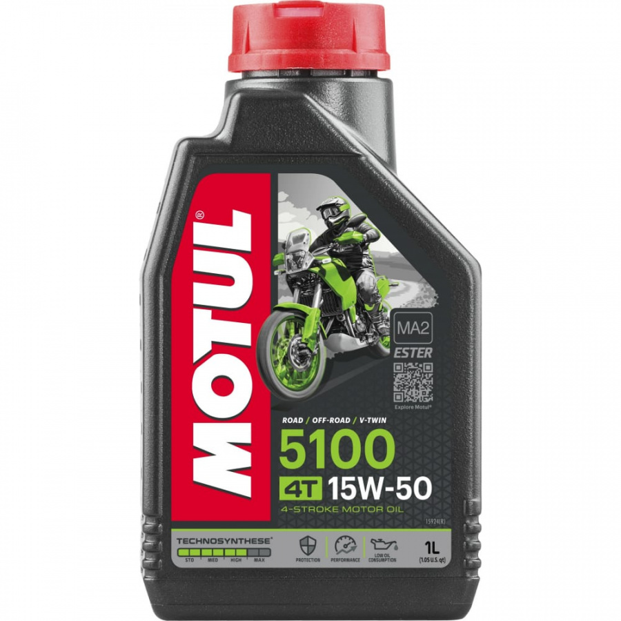 Моторное масло MOTUL 5100 4T SAE 15W50