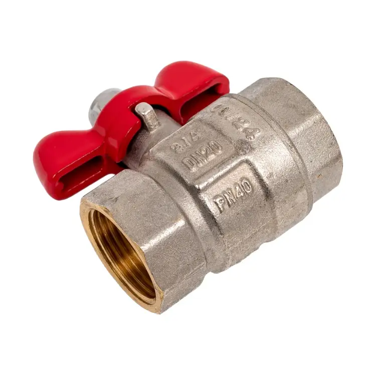 Полнопроходной шаровый кран PRO AQUA FWB63-f20-f20x