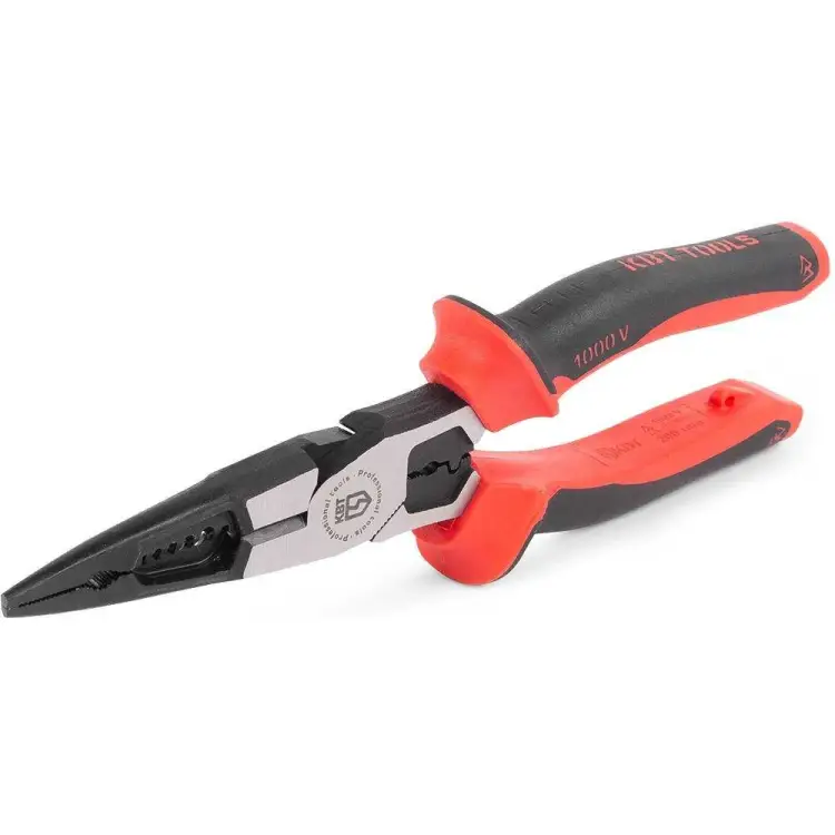 Многофункциональные диэлектрические длинногубцы КВТ Стандарт 87298 Многофункциональные диэлектрические длинногубцы КВТ Стандарт 87298