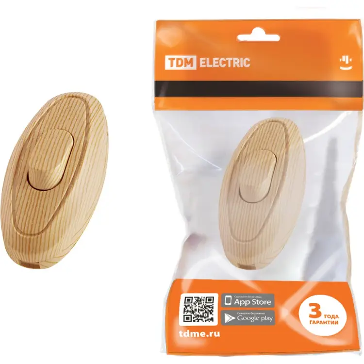 Выключатель на шнур TDM ELECTRIC ЭКО SQ1806-0224